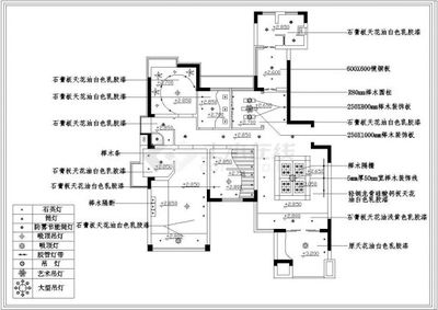 室内详细装修设计cad施工设计大样图纸